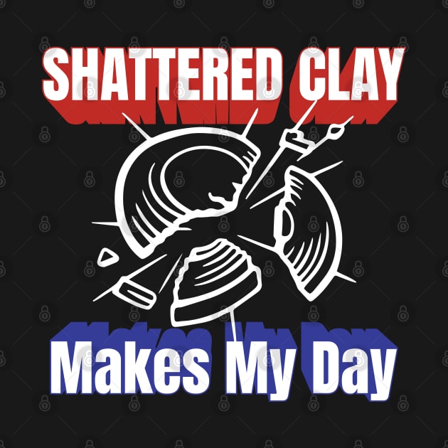 Shotgun and Clay Pigeon Funny Clay and Skeet Shooting Quote by Riffize