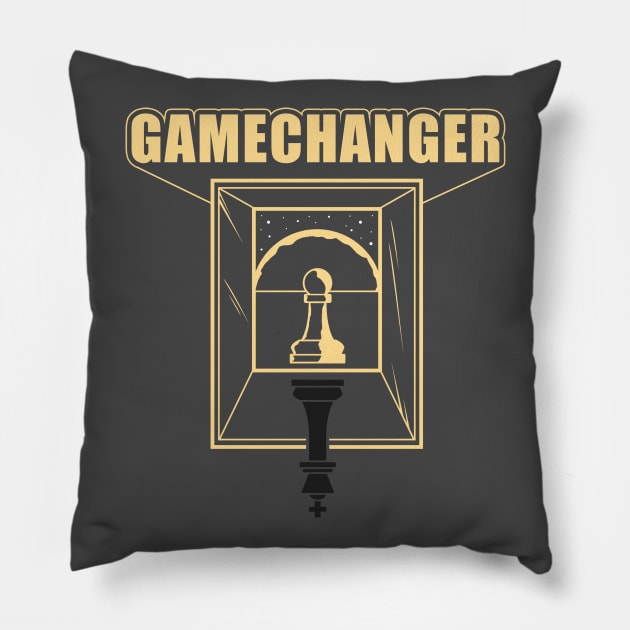 Chess with Friends Pillow by Markus Schnabel