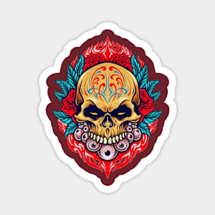 Mexican Sugar Skull Magnet