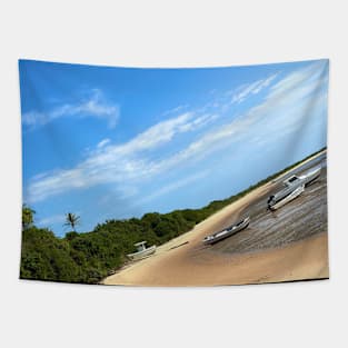 Mozambique Beach Serenity in Africa Tapestry