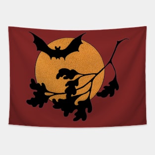 Batty Full Moon Tapestry