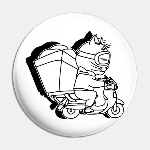 cat as a package delivery person Pin by bloomroge