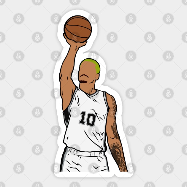 Jeremy Sochan Free Throw San Antonio Spurs Sticker TeePublic Jeremy Sochan Free Throw San Antonio Spurs Sticker TeePublic