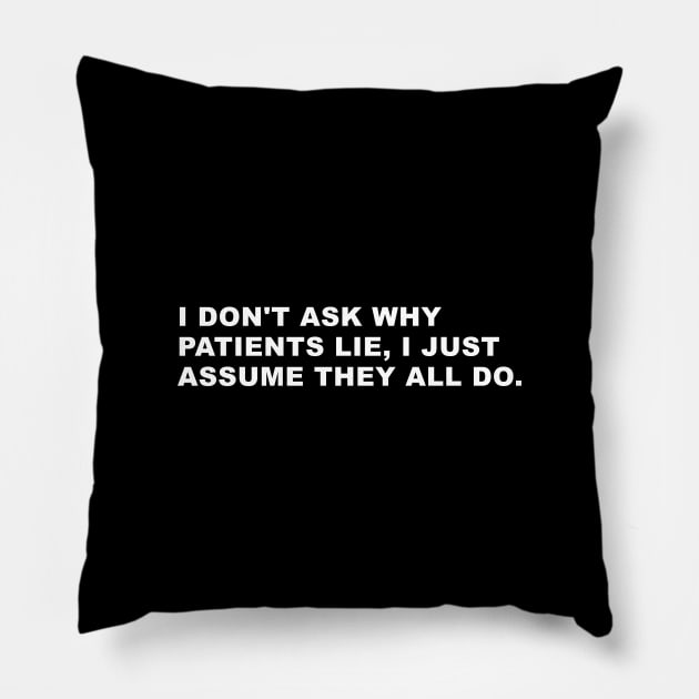 House Quote Pillow by WeirdStuff