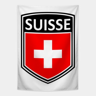 Flag Shield - Suisse Tapestry