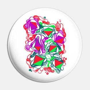 Abstract Illustration rainbow art paint Pin