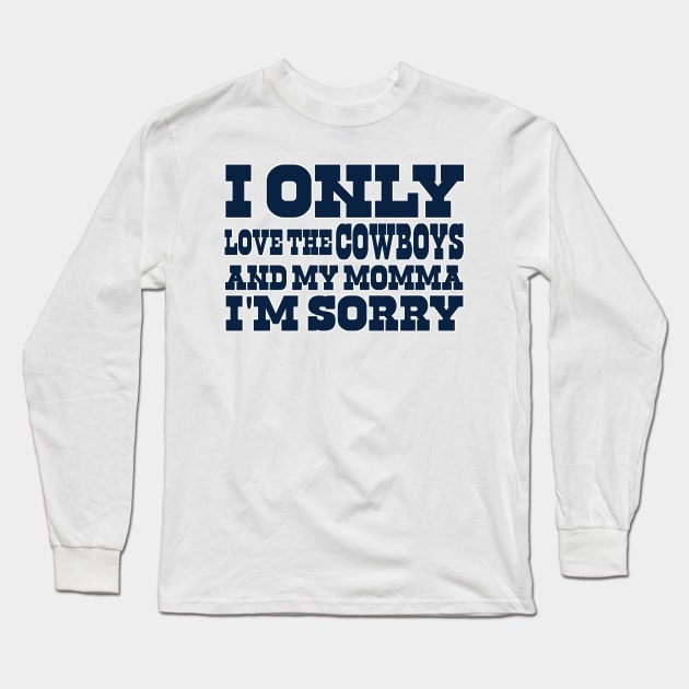 OffesniveLine Gods Plan - Cowboys Long Sleeve T-Shirt