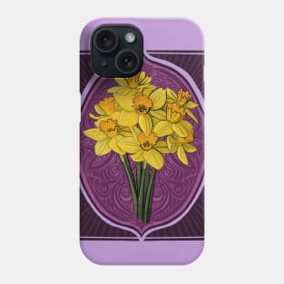 Art Daffodil Nouveau Phone Case