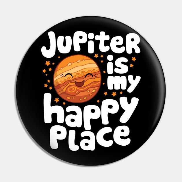 Jupiter is My Happy Place Pin by jomadado