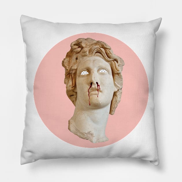 vaporwave bizarre Pillow by A_S_M