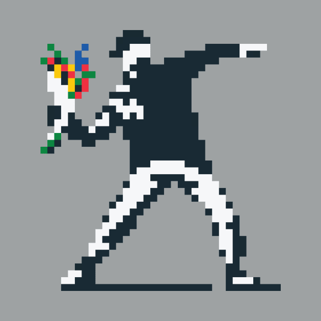 Flower Thrower Pixel by 8bitbaba