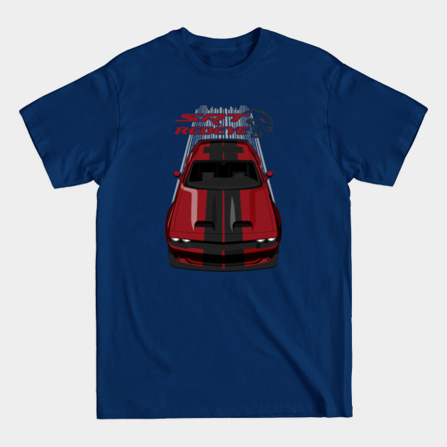 Disover Challenger Hellcat Redeye - Octane Red and Black Stripes - Octane Redeye - T-Shirt