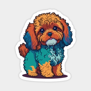 Cavapoo Portrait Magnet