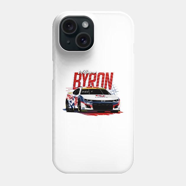 William Byron Playoffs Phone Case by Erianna Bee