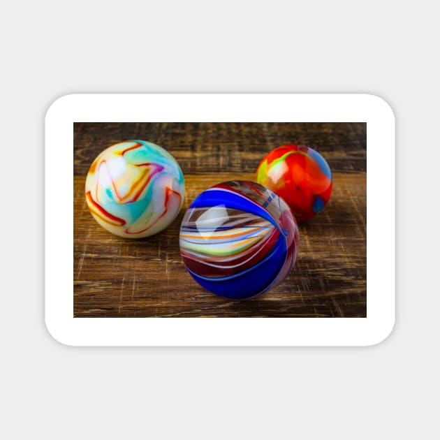 Wonderful Childhood Glass Marbles Magnet by photogarry