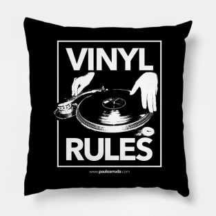 Vinyl Rules Pillow