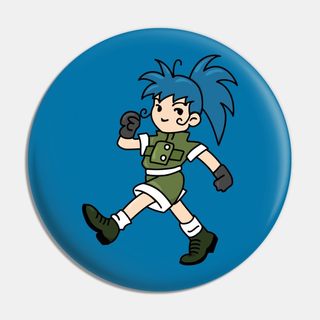 Chibi Leona KoF Pin by JamesCMarshall