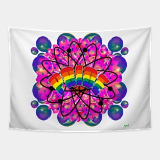 Pride Pink Bubble Illusion Tapestry