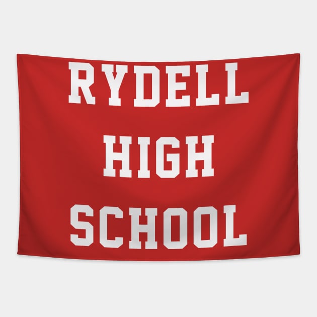 Rydell High School - Danny  - Grease Tapestry by The Hitman Jake Capone