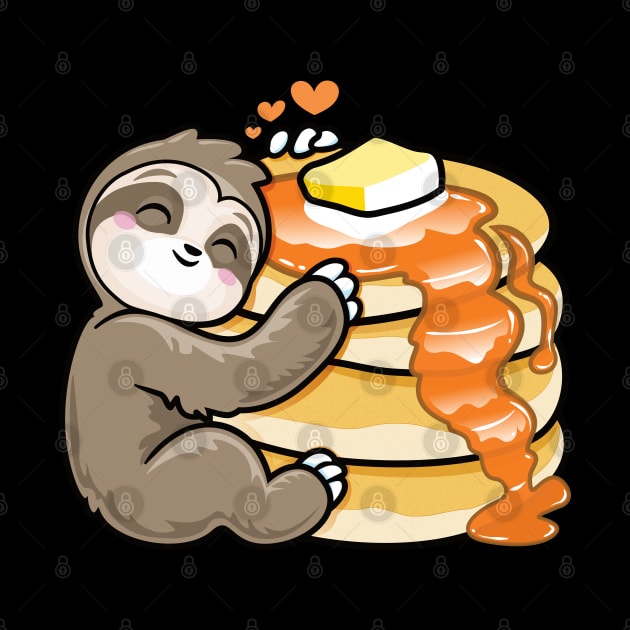 Sloth Loves Pancakes by PnJ