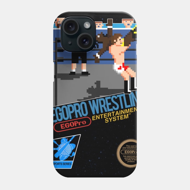 EGO Pro Wrestling 8 Bit Classic Phone Case by egoprowrestling