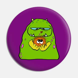 Fuzzy love big monster love Pin