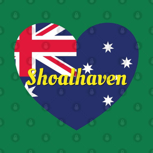 Shoalhaven NSW Australia Australian Flag Heart by DPattonPD