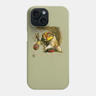 Luchador Squirrel: Go Nuts! (Park Wild) Phone Case