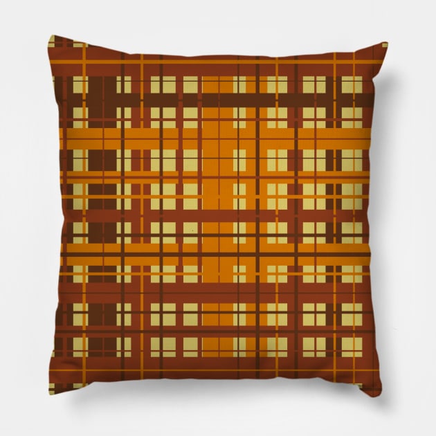 Plaid pattern Pillow by Gaspar Avila