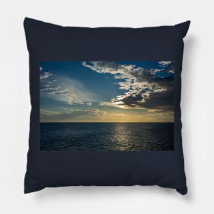 Early Morning At Sea Pillow