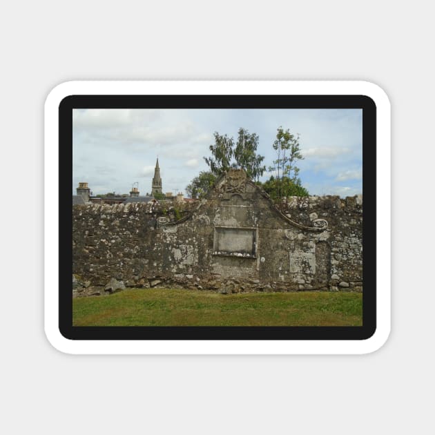 Falkland Cemetery, Scotland Magnet by MagsWilliamson