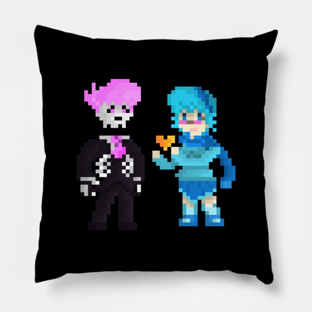 Pixel Lewis X Vivi Pillow by namdecent