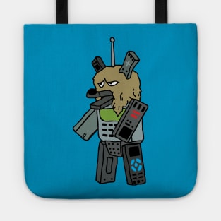 Silly remote control monster guy Tote