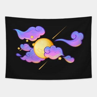 Full Moonset Tapestry