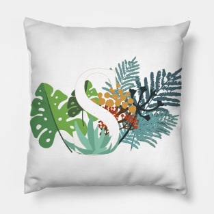 Plant Letter S Pillow