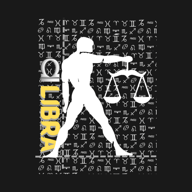 Libra Zodiac Design by QReality