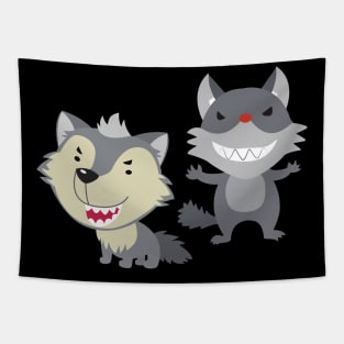 Baby Wolf Tapestry