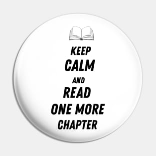 Keep Calm And Read One More Chapter Face Mask  Book Lovers Gifts, Reading Gifts, Readers Holiday Gifts Bookworm Pin