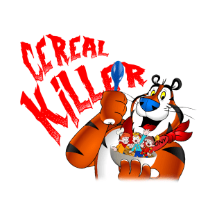 Cereal Killer Tiger Meme T-Shirt