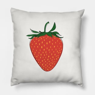 Red Strawberry Pillow