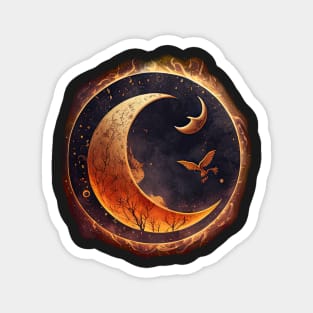 Fire Moon - Alchemic Talisman Magnet