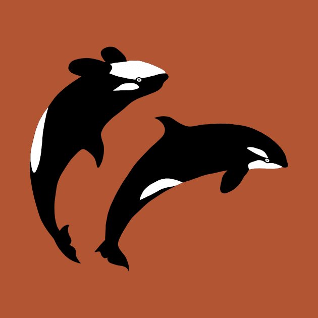 Orca pair by lorendowding