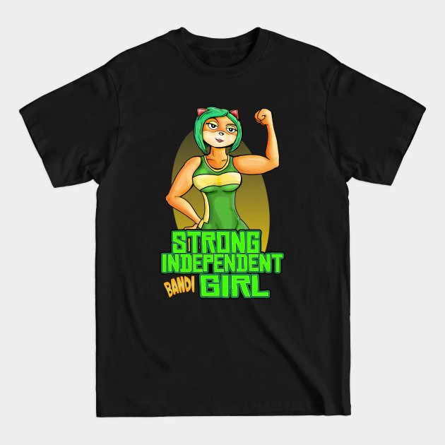 Ami Strong Independent Bandigirl - Crash Bandicoot - T-Shirt Ami Strong Independent Bandigirl - Crash Bandicoot - T-Shirt