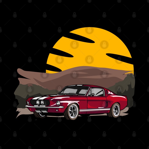 Shelby GT500 1967 Classic by CoretanVector