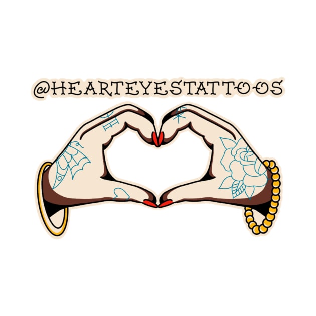 Hands by Heart Eyes Tattoos