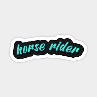 horse rider Magnet