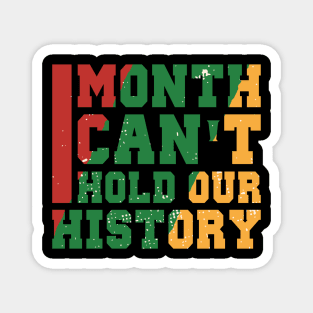 One Month Can't Hold Your History, Blackish Magnet