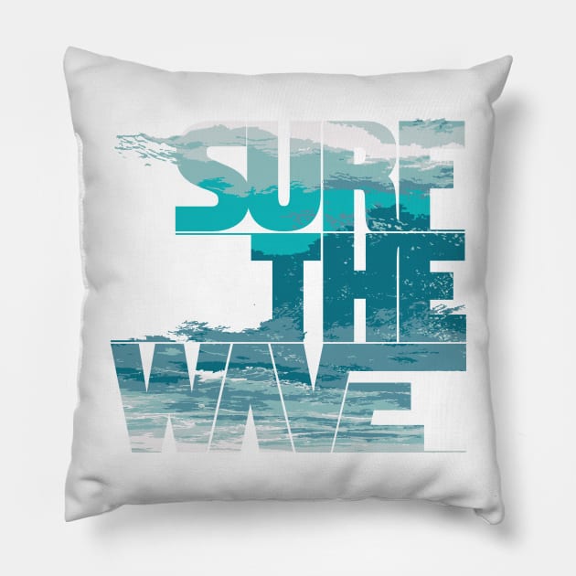 Surfing Pillow by Skala