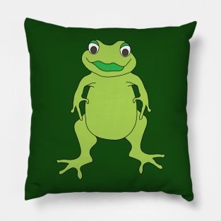 Standing Frog Pillow