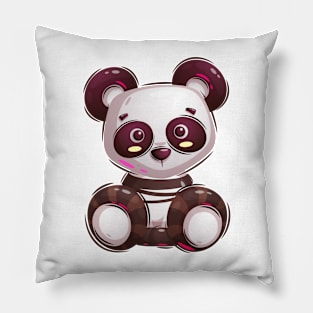 Cute Cartoon girl Panda Pillow